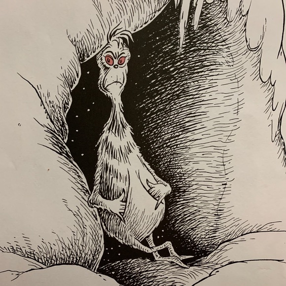 DR.SEUSS LITHO 8"x11 matted 11"x14 wrapped NW - Picture 4 of 4